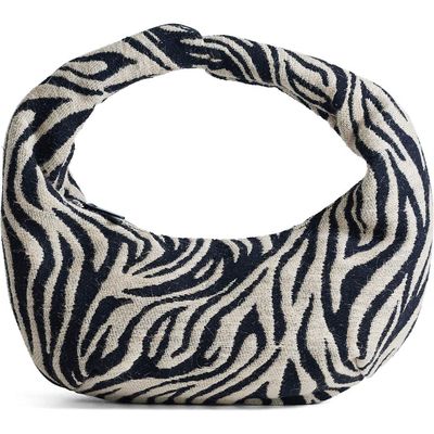 Topshop Topshop Giane Zebra Print Canvas Bag