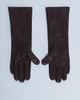 Topshop Topshop Gibson leather gloves in chocolate-Brown - 1