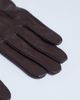 Topshop Topshop Gibson leather gloves in chocolate-Brown - 2