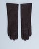 Topshop Topshop Gibson leather gloves in chocolate-Brown - 3