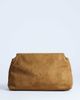 Topshop Topshop Gideon studded clutch purse in tan-Brown - 2