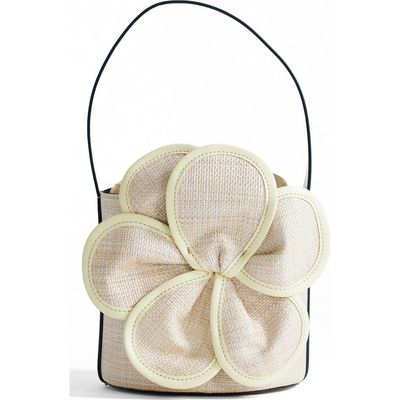 Topshop Topshop Gino Flower Straw Shoulder Bag
