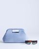 Topshop Topshop Gordan clutch with handle in blue - 2