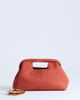 Topshop Topshop Gordan clutch with handle in burnt orange - 2