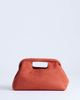 Topshop Topshop Gordan clutch with handle in burnt orange - 4