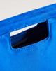 Topshop Topshop Gordan medium suedette clutch with handle in cobalt-Blue - 4