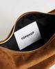 Topshop Topshop Grace small faux suede scoop grab bag in tan-Brown - 4