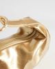 Topshop Topshop Grace small scoop clutch purse in gold - 4