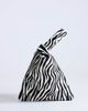 Topshop Topshop Gracie small hair-on leather clutch purse in zebra-Black - 1