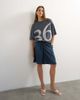 Topshop Topshop graphic '74' washed T-shirt in charcoal-Gray - 2