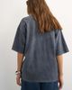 Topshop Topshop graphic '74' washed T-shirt in charcoal-Gray - 4