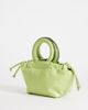 Topshop Topshop Grette grab bag in lime-Green - 3