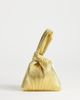 Topshop Topshop Gwyn ribbed grab bag in gold-Silver - 1