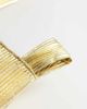 Topshop Topshop Gwyn ribbed grab bag in gold-Silver - 3
