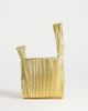 Topshop Topshop Gwyn ribbed grab bag in gold-Silver - 4