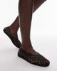 Topshop Topshop Halo caged jelly shoes in black - 3