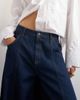 Topshop Topshop Harper baggy barrel jeans in rinse wash-Blue - 4