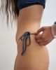 Topshop Topshop Hawaii glitter thong bikini bottoms in navy - 4