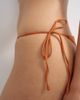 Topshop Topshop Hawaii glitter thong bikini bottoms in rust-Orange - 2