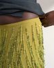 Topshop Topshop heavy beaded mini skirt in green - 3