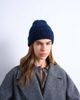 Topshop Topshop Henry ribbed beanie in navy - 1