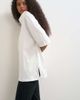 Topshop Topshop high neck short sleeve boxy top in ecru-WHITE - 2