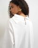 Topshop Topshop high neck short sleeve boxy top in ecru-WHITE - 3