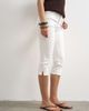 Topshop Topshop high rise capris jeans in white - 3