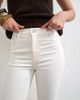 Topshop Topshop high rise capris jeans in white - 4