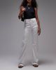 Topshop Topshop high rise Jamie flare jeans in white - 1