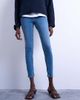 Topshop Topshop high rise skinny jeans in vintage blue - 3