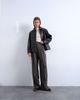 Topshop Topshop high waisted herringbone double pleated front pants in gray - 3