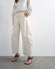 Topshop Topshop Horseshoe barrel mid rise jeans in white - 2