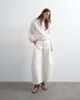 Topshop Topshop Horseshoe barrel mid rise jeans in white - 3