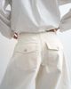 Topshop Topshop Horseshoe barrel mid rise jeans in white - 4