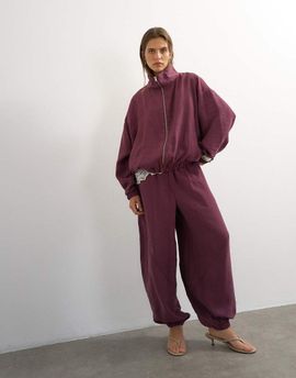 Topshop Topshop horseshoe pants in fig - part of a set-pink