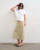 Topshop Topshop hybrid tie sleeve tee in white - 3