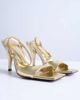 Topshop Topshop Immy cone high heel sandals in gold - 1
