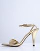 Topshop Topshop Immy cone high heel sandals in gold - 2