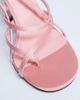 Topshop Topshop Indigo strappy angled heel mules in peach-pink - 2
