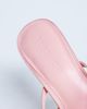 Topshop Topshop Indigo strappy angled heel mules in peach-pink - 4