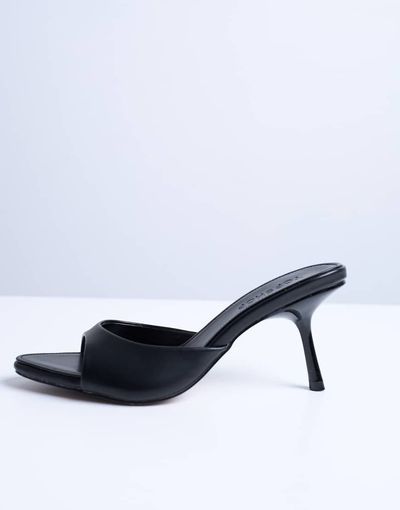 Topshop Topshop Isaac point toe mules in black