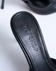 Topshop Topshop Isaac point toe mules in black - 4