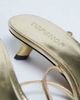 Topshop Topshop Isme strappy kitten heels in gold - 2