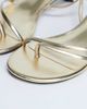 Topshop Topshop Isme strappy kitten heels in gold - 3