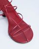 Topshop Topshop Itzia strappy mid heel sandals in red - 4