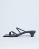 Topshop Topshop Iva strappy kitten heel mules in brown - 1