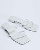 Topshop Topshop Iva strappy kitten heel mules in white - 3