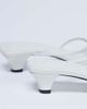 Topshop Topshop Iva strappy kitten heel mules in white - 4