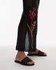 Topshop Topshop Jackie flat weave sandals in black - 4